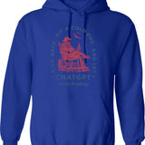 Kevin's Toy Shop Hoodie - Retro Graphic Pullover Hoodie for Men & Women - Blue