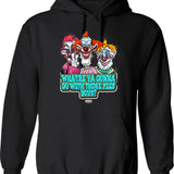 Kid Bugsbunny Hoodie - Retro Graphic Pullover Hoodie for Men & Women - Black