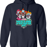 Kid Bugsbunny Hoodie - Retro Graphic Pullover Hoodie for Men & Women - Navy
