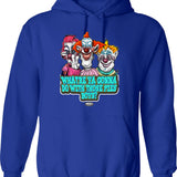 Kid Bugsbunny Hoodie - Retro Graphic Pullover Hoodie for Men & Women - Blue