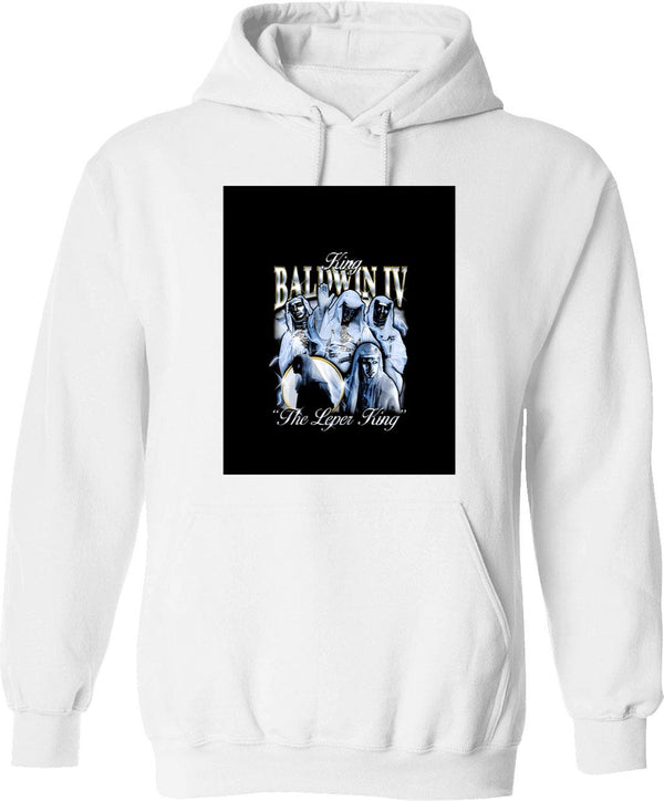 Killing With Kindness Hoodie - Retro Graphic Pullover Hoodie for Men & Women - White