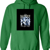 Killing With Kindness Hoodie - Retro Graphic Pullover Hoodie for Men & Women - Green