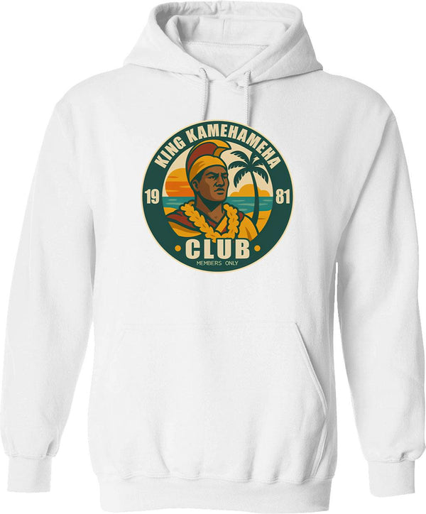 King Boo Swarm Classic . Hoodie - Retro Graphic Pullover Hoodie for Men & Women - White
