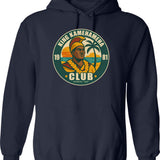 King Boo Swarm Classic . Hoodie - Retro Graphic Pullover Hoodie for Men & Women - Navy