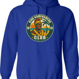 King Boo Swarm Classic . Hoodie - Retro Graphic Pullover Hoodie for Men & Women - Blue