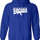 King Kamehameha Club Hoodie - Retro Graphic Pullover Hoodie for Men & Women - Blue