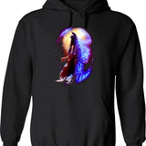 King Of The Monsters Hoodie - Retro Graphic Pullover Hoodie for Men & Women - Black