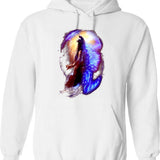 King Of The Monsters Hoodie - Retro Graphic Pullover Hoodie for Men & Women - White