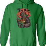 King Of Pop Vintage Hoodie - Retro Graphic Cosy Pullover - Green