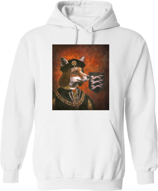 King Of The Monsters (2) Hoodie - Retro Graphic Pullover Hoodie for Men & Women - White