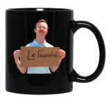 Kip from Napoleon Dynamite Black Coffee Mug, Gift Coffee Mug - Black