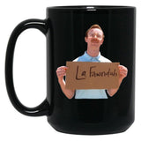 Kip from Napoleon Dynamite Black Coffee Mug, Gift Coffee Mug - Black