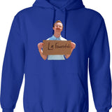 Kip from Napoleon Dynamite Graphic Pullover Hoodie - Blue