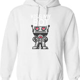 Kiss Me Under The Mistletoe Rude Christmas Jumper Hoodie - White