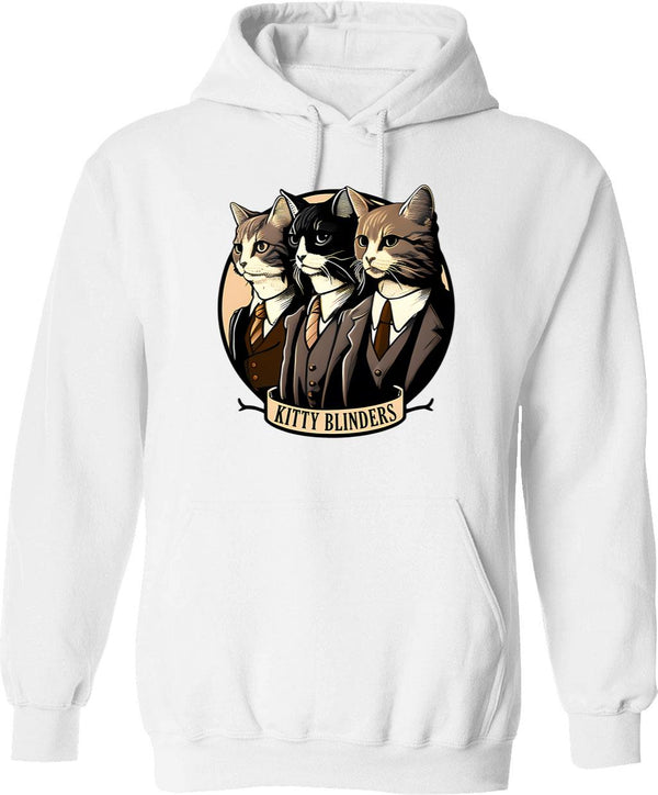 Kiss My Bot Hoodie - Retro Graphic Pullover Hoodie for Men & Women - White