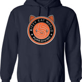 Kitty Blinders 1920s Hoodie - Retro Graphic Pullover Hoodie for Men & Women - Navy