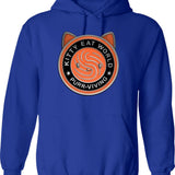 Kitty Blinders 1920s Hoodie - Retro Graphic Pullover Hoodie for Men & Women - Blue
