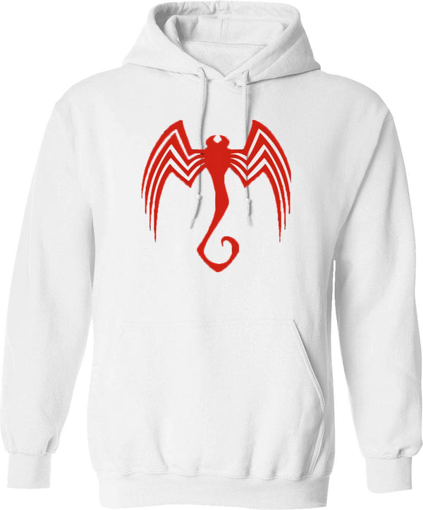 Knull For Fans Graphic Pullover Hoodie - White