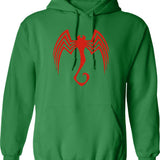 Knull For Fans Graphic Pullover Hoodie - Green