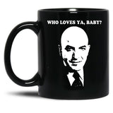 Kojak (1) Black Coffee Mug, Gift Coffee Mug