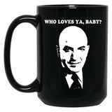 Kojak (1) Black Coffee Mug, Gift Coffee Mug - Black