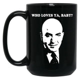 Kojak Black Coffee Mug, Gift Coffee Mug - Black