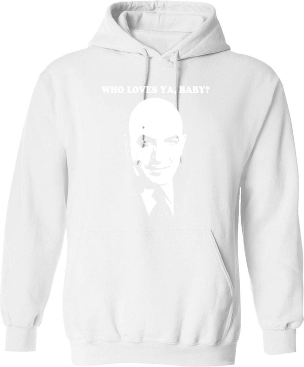 Kojak Graphic Pullover Hoodie - White