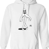 Kojak Hoodie - Retro Graphic Pullover Hoodie for Men & Women - White