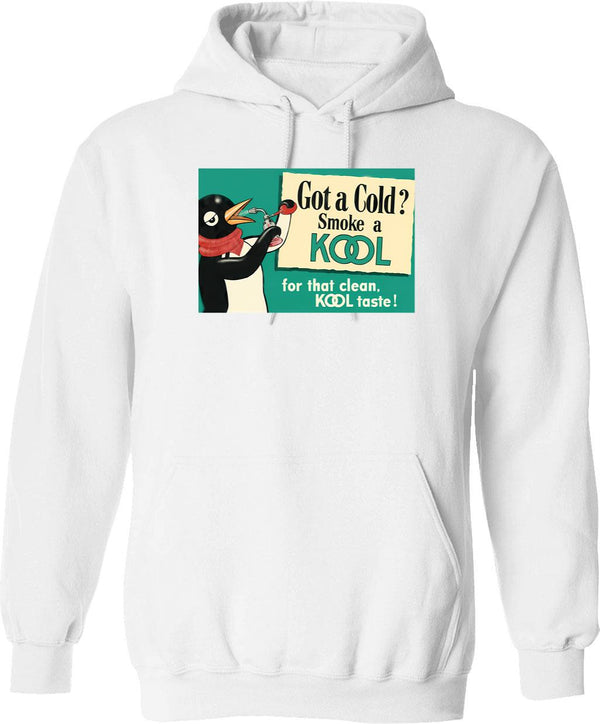 Koko The Clown Hoodie - Retro Graphic Pullover Hoodie for Men & Women - White