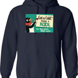 Koko The Clown Hoodie - Retro Graphic Pullover Hoodie for Men & Women - Navy