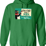 Koko The Clown Hoodie - Retro Graphic Pullover Hoodie for Men & Women - Green