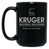 Kruger Industrial Smoothing Black Coffee Mug, Gift Coffee Mug - Black