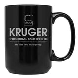 Kruger Industrial Smoothing Black Coffee Mug, Gift Coffee Mug