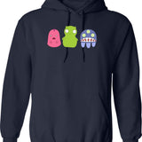 Kuchi Kopi Graphic Pullover Hoodie - Navy