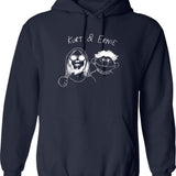 Kung Pao Chicken Rooster Kung Fu Chicken Confidence Funnyfits70 Retro Vintage Meme Funny Humor Hoodie - Navy