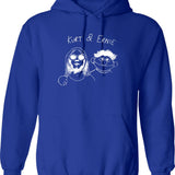 Kung Pao Chicken Rooster Kung Fu Chicken Confidence Funnyfits70 Retro Vintage Meme Funny Humor Hoodie - Blue