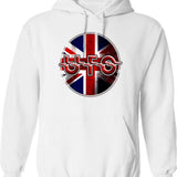 Kurt And Ernie Hoodie - Retro Graphic Pullover Hoodie for Men & Women - White