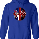 Kurt And Ernie Hoodie - Retro Graphic Pullover Hoodie for Men & Women - Blue