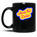 Kwan-Tsu Dudes Surf Ninjas Movie Quote Choose Your Own Background Black Coffee Mug, Gift Coffee Mug