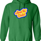 Kwan-Tsu Dudes Surf Ninjas Movie Quote Choose Your Own Background Graphic Pullover Hoodie - Green