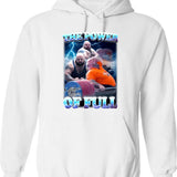 Kylo Ken Hoodie - Retro Graphic Pullover Hoodie for Men & Women - White