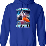 Kylo Ken Hoodie - Retro Graphic Pullover Hoodie for Men & Women - Blue