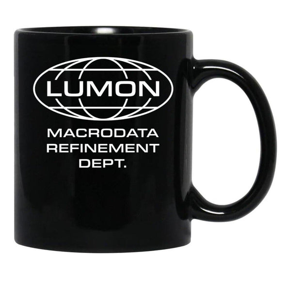 LUMON Macrodata Refinement Department Black Coffee Mug, Gift Coffee Mug - Black