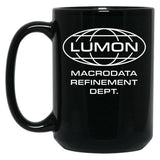 LUMON Macrodata Refinement Department Black Coffee Mug, Gift Coffee Mug - Black