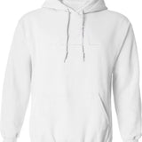 La Linea (1) Hoodie - Retro Graphic Pullover Hoodie for Men & Women - White