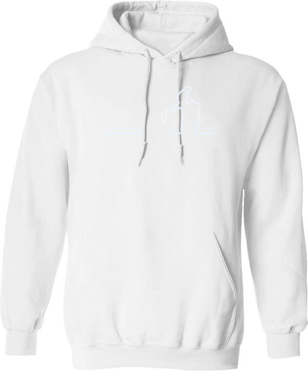 La Confidential Hoodie - Retro Graphic Pullover Hoodie for Men & Women - White