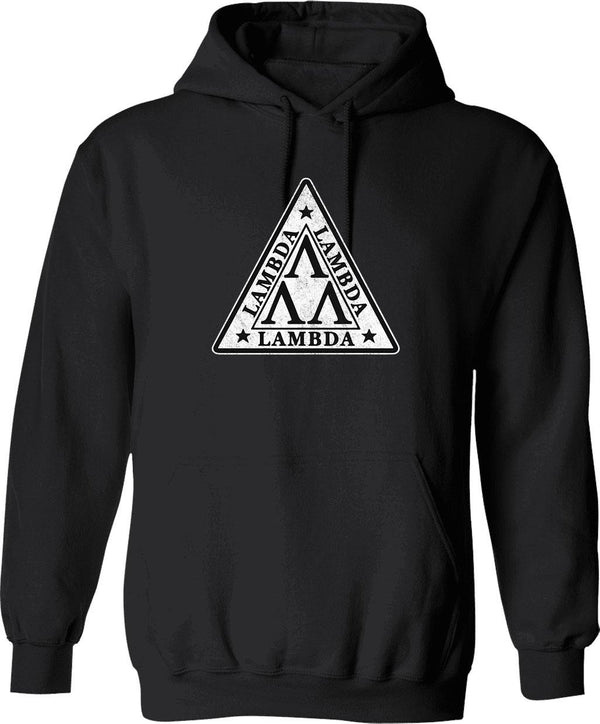 Laika Vintage Hoodie - Retro Graphic Cosy Pullover - Black