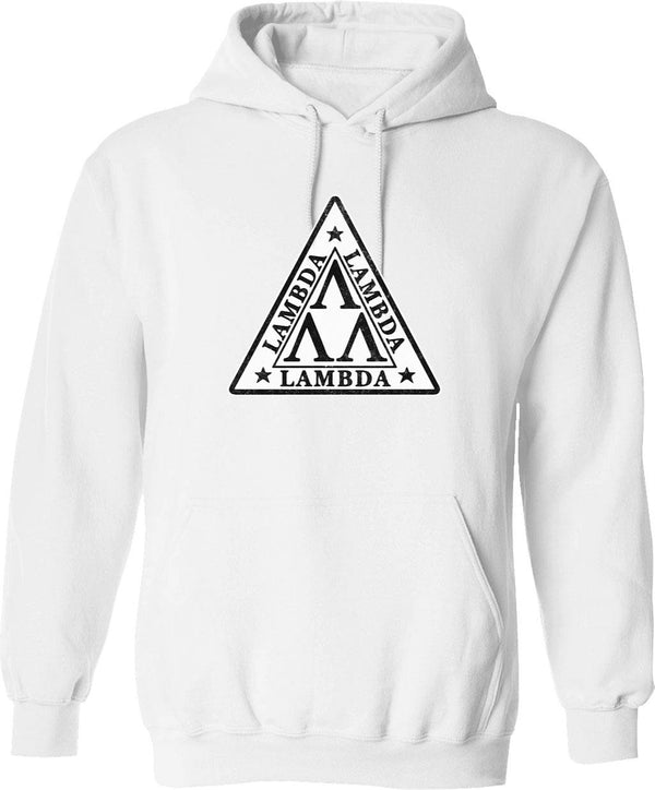 Laika Vintage Hoodie - Retro Graphic Cosy Pullover - White