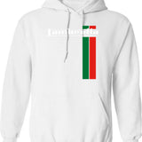 Lambiek Comiclopedia Hoodie - Retro Graphic Pullover Hoodie for Men & Women - White