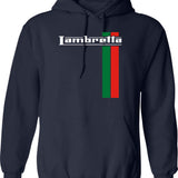 Lambiek Comiclopedia Hoodie - Retro Graphic Pullover Hoodie for Men & Women - Navy